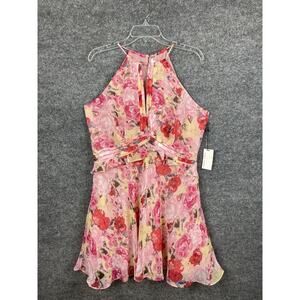 NWT Floret Studios Floral Ruffle Waist dress, size, XL. Spring Summer Gorgeous